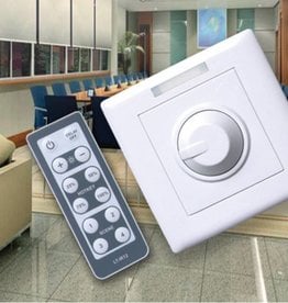 LED Wall dimmer with remote