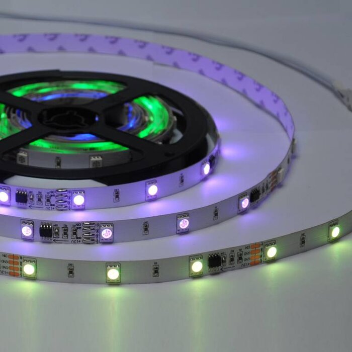 Digital RGB 30 LED/m Flexible LED Strip - per 50cm