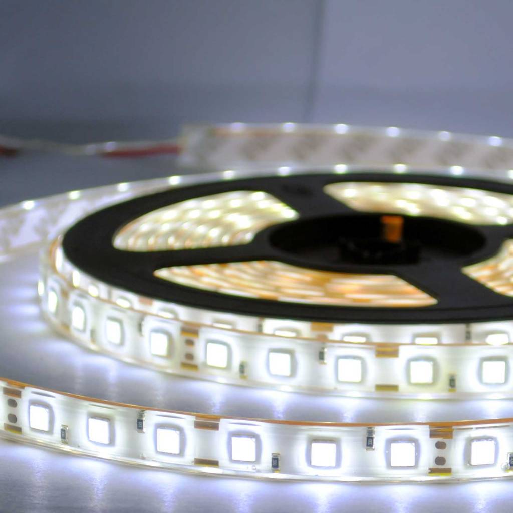 LED Strip White 5050 60 LED/m Waterproof - per 50cm