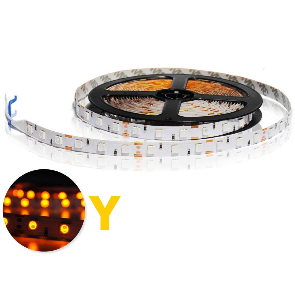 LED Streifen 5050 60 LED/m Gelb pro 50cm