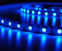 Tira LED Flexible 5050 60 LED/m Azul - por 50cm