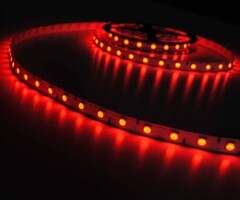 LED en bande 5050 60 LED/m Rouge - par 50cm