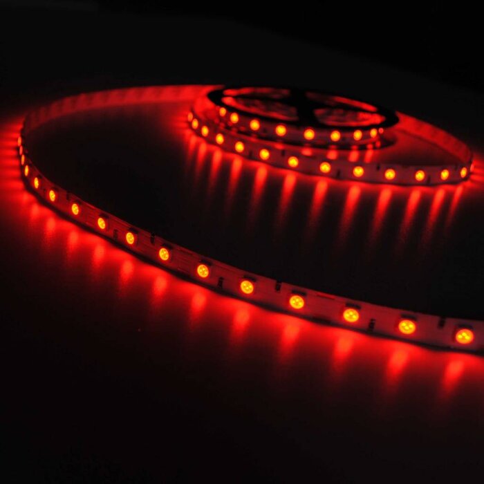 LED Strip 5050 60 LED/m Red - per 50cm
