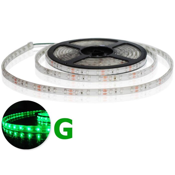 Striscia LED Verde Impermeabile (IP68) - per 50cm