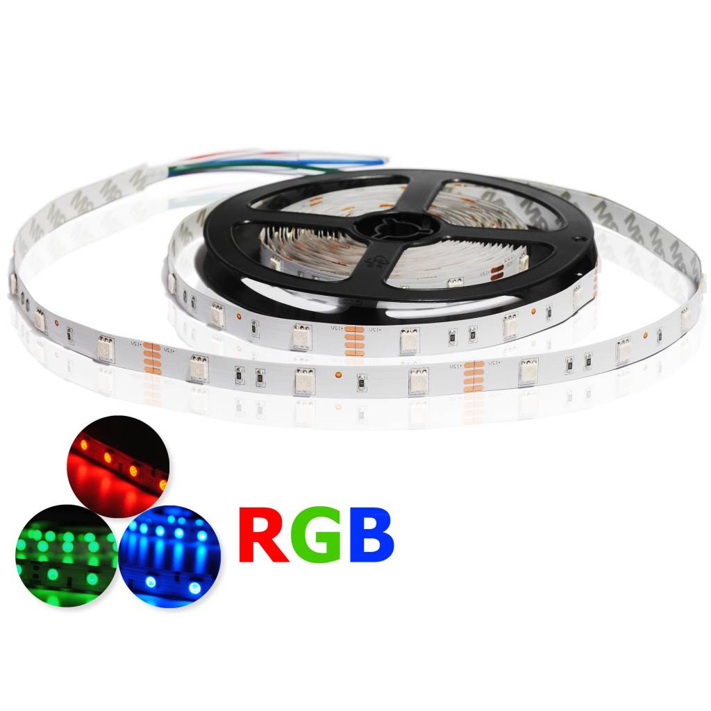 LED en bande - RVB 30 LEDs/m - par 50cm