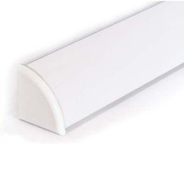 Profilo Angolare in Alluminio Design Classic Bianco RAL9016 per Strisce LED