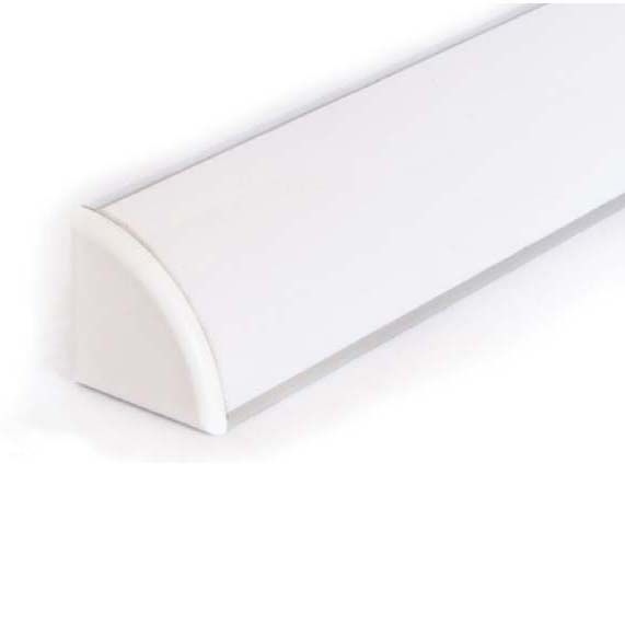 Angular Rounded aluminium profile 1 Meter - 45 Degrees