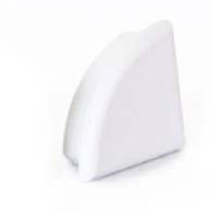 Embout pour profil en aluminium angulaire arrondie