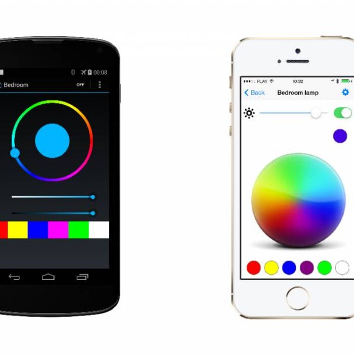 Controllore RGB Bluetooth Wireless - Collegamento Bluetooth Con Iphone e Smartphone Android