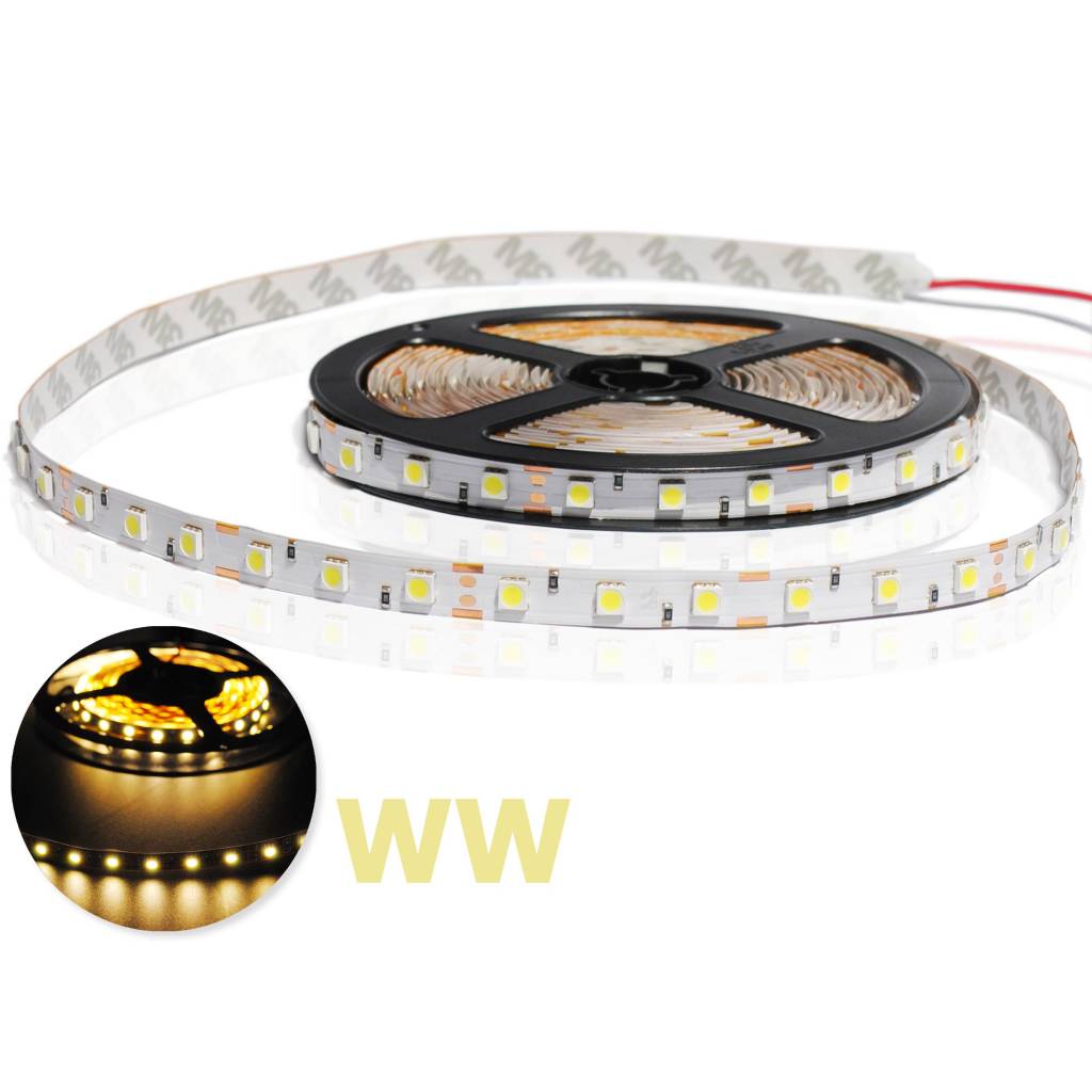 Warm Weiß 5050 60 LED / m Komplett