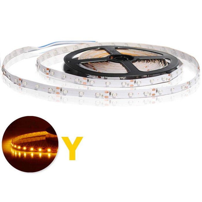 Amarillo / ámbar 60 LED / m completa