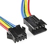 Set connecteurs RGB 1 femelle et 1 mâle.
