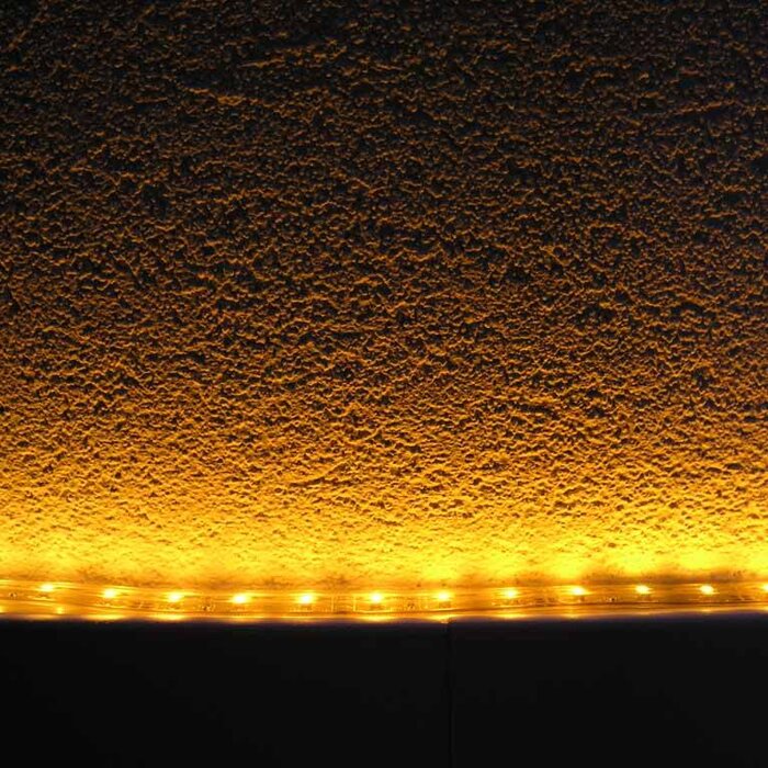 Tira LED Flexible Amarillo Impermeable (IP68) - por 50cm