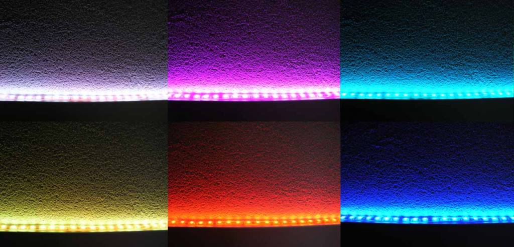 Striscia Luminosa a LED 60 LED/m RGB impermeabile (IP68) - per 50cm