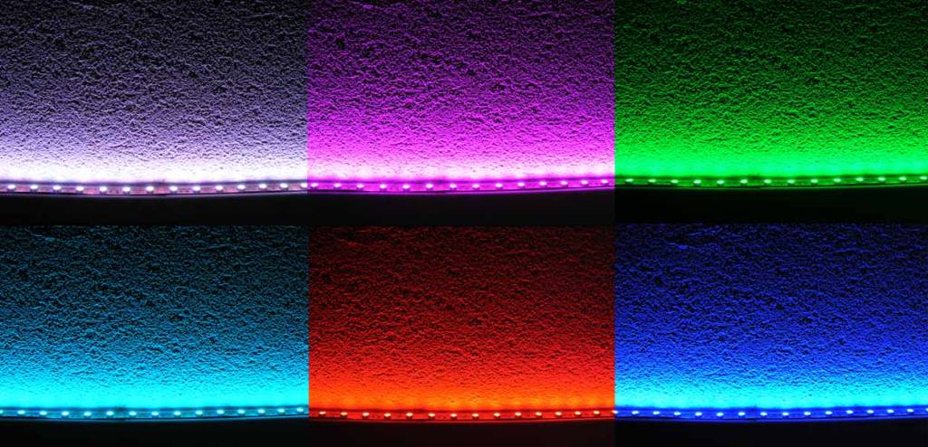 LED en bande auto-adhésive 60 LEDs/m RVB - par 50cm