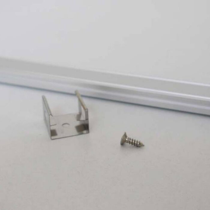 30 Clip Di Montaggio Per Strisce LED, Impermeabili, Con Viti, Supporti Per Luci Al Neon E Cavi, Fissaggi Per Strisce Da 5-6 Mm