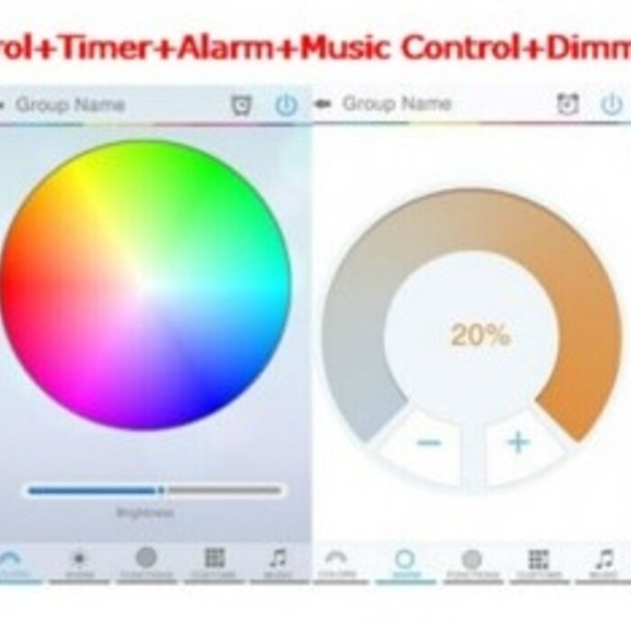 Bluetooth RGB Controller voor Android en iOS Smartphone
