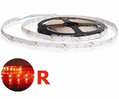 LED en bande 120 LED/m Rouge - par 50cm