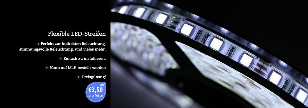 Flexible LED Streifen