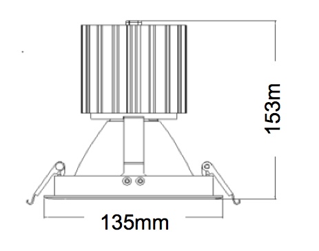 Downlight LED 23W