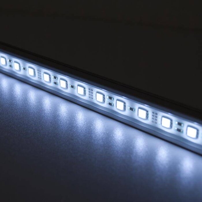 Striscia LED Rigida Impermeabile - Blanco freddo 5050 SMD 7.2W