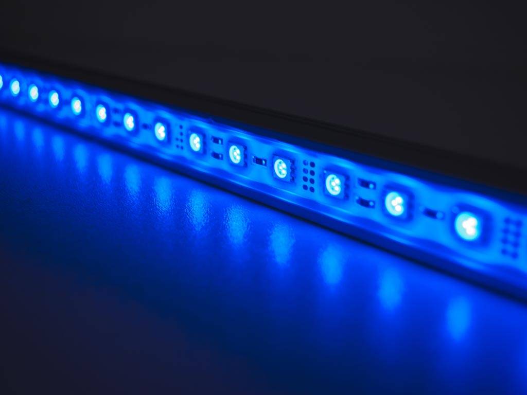 LED Balk 50 cm Blauw 5050 SMD 7.2W