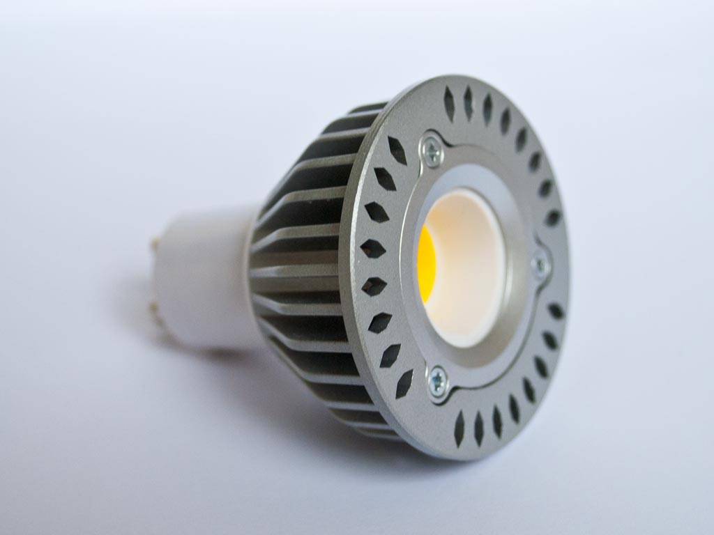 GU10 COB LED Spot LM35 3.5 Watts 110-230 Volt Gradable