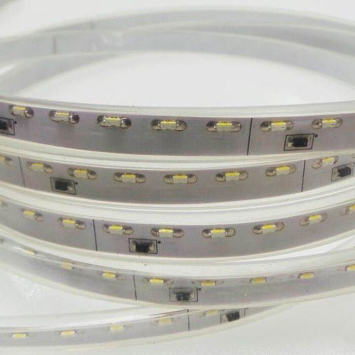 LED Streifen Wasserdicht 120 LED/m Warm Weiss 3014 Side View - pro 50cm