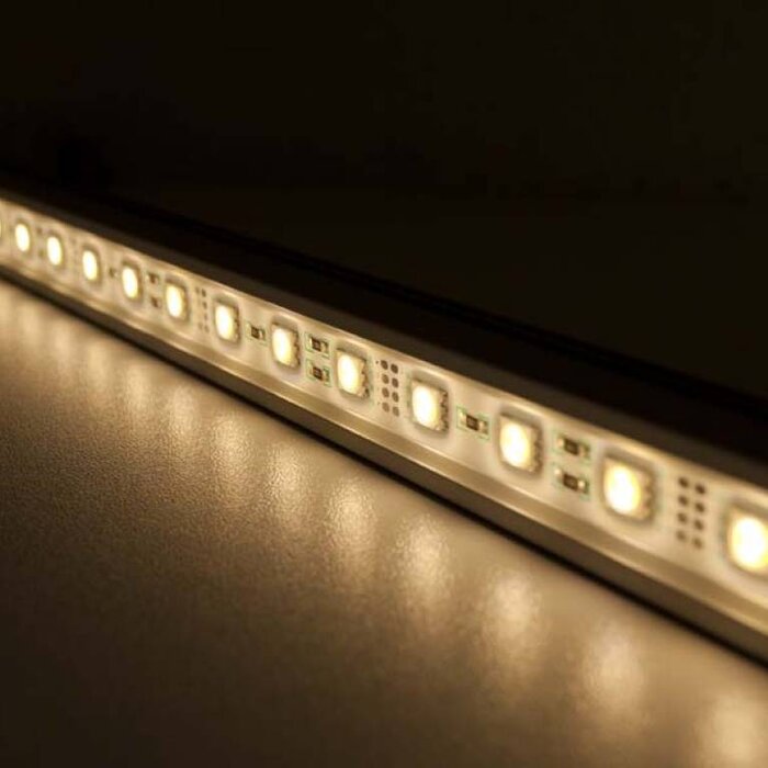 Barre de LED de 50 centimètres - Blanc Chaud 5050 SMD 7.2W