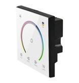 Wall-mount RGBW Controller with touch panel White