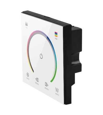 Wall-mount RGB Controller with touch panel White