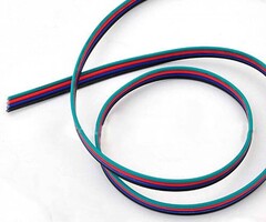 Kabel (4 Adern, RGB) pro Meter