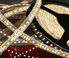 LED Strip Waterdicht Dual Color Warm Wit ~ Wit 120 LED/m  - per 50cm
