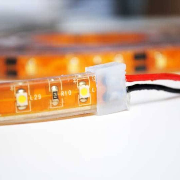 LED Streifen IP68 Wasserdicht 2835 120 LED/m Weiss ~ Warm Weiss Farbtemperatur einstellbar - pro 50cm