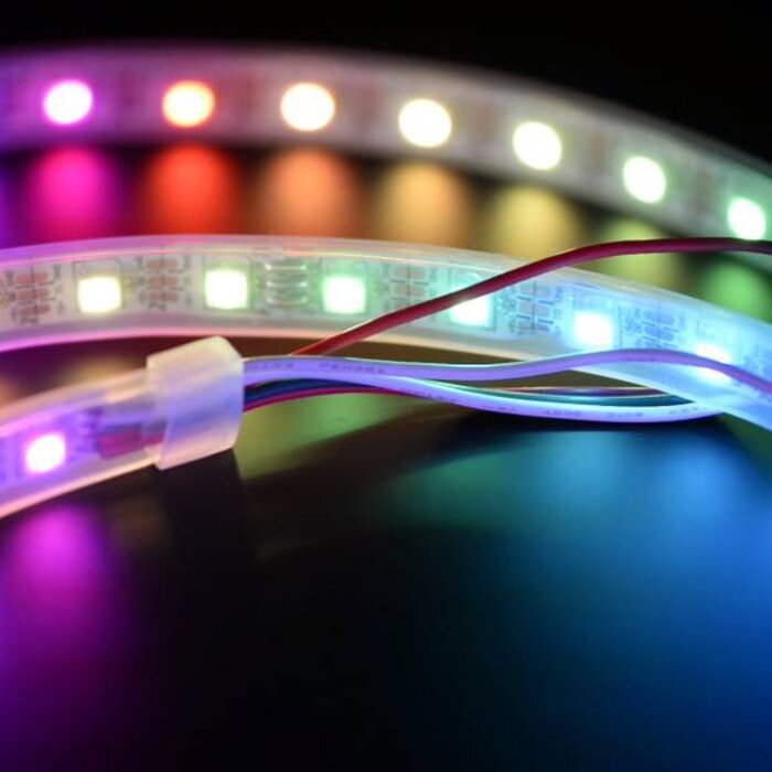 LED Strip Waterdicht Flexibel 60 LED/m 60 pixel/m RGB Digitaal (Magic) - per 50cm