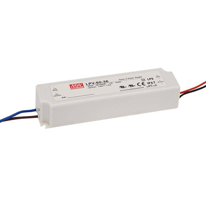 Meanwell Alimentación 60 Watts Meanwell LPV-60