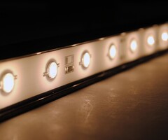 LEDBAR PRO de 50 cm - Blanc Chaud IP68 étanche 12W 24V