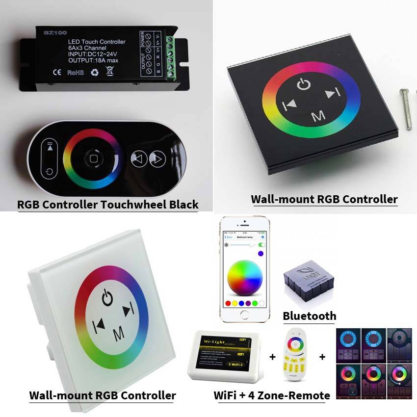 RGB Multicolor 30 LED / m Komplett