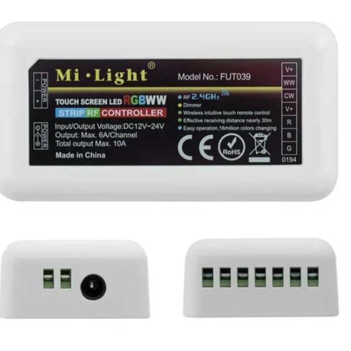 Miboxer RGB-CCT Controller con telecomando a 4 zone