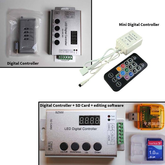 Tira LED Digital 30 LED/m Juego completo