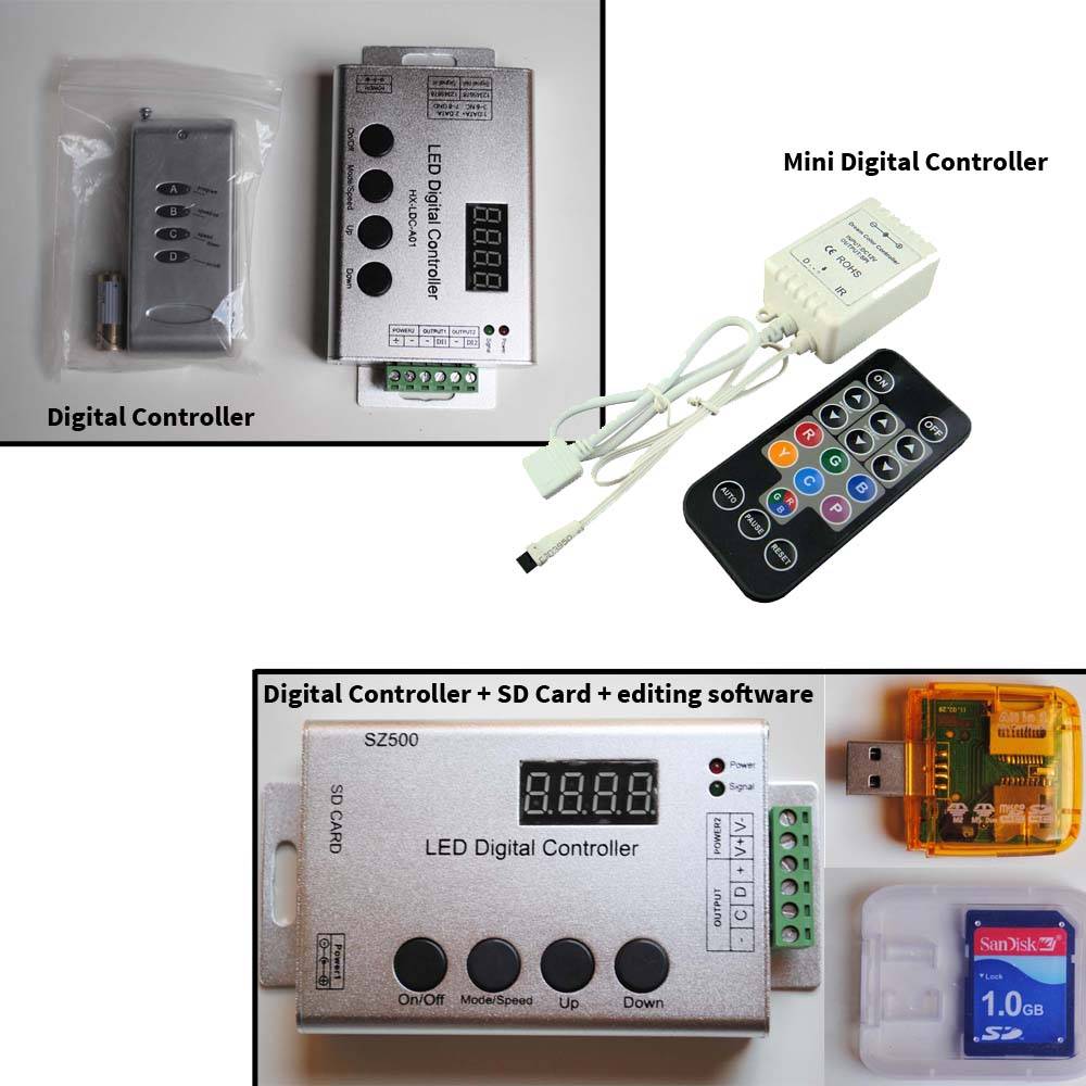 Digitale LED Streifen 30 LED/m Set