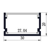 Aluminium profile 3021 - 1 Meter