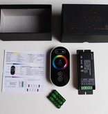 RGB Controller für RGB LED Streifen mit Touch-Fernbedienung - Schwarz - 6 Key