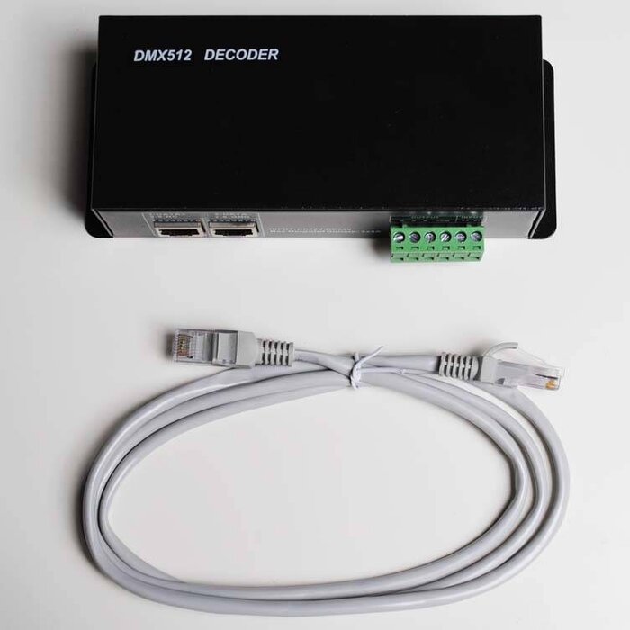 DMX 512 RGB Dimmer / Decoder per strisce LED RGB