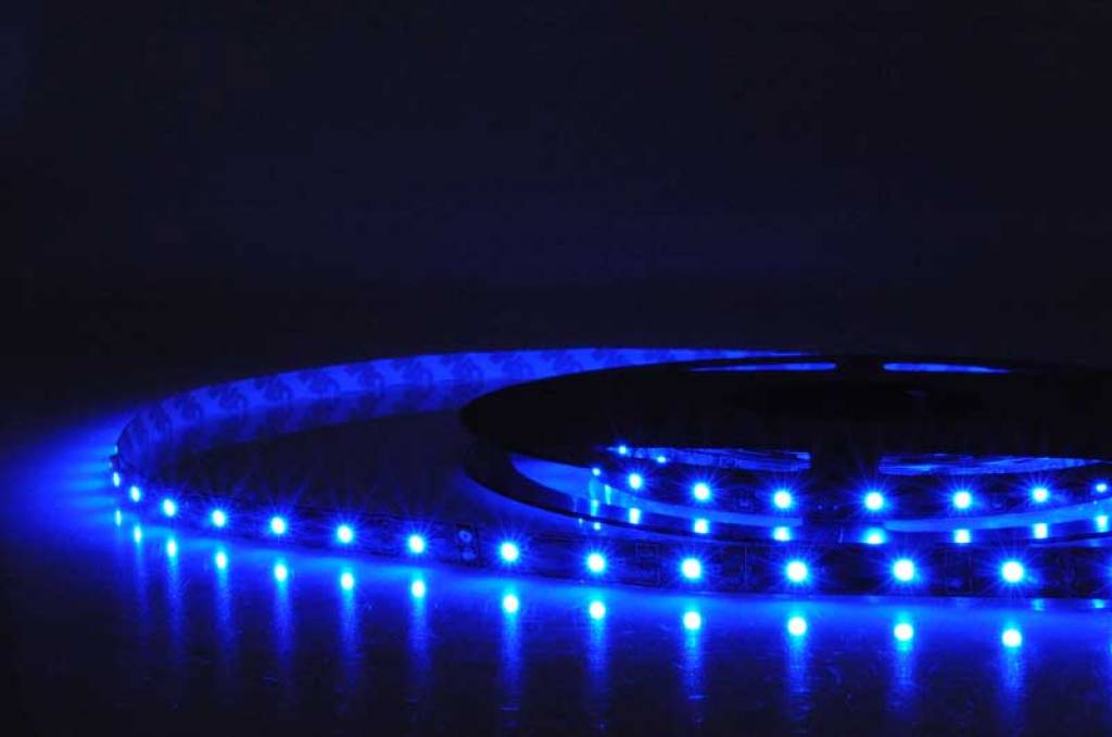 Bande LED Bleu 60 LED / m Kit