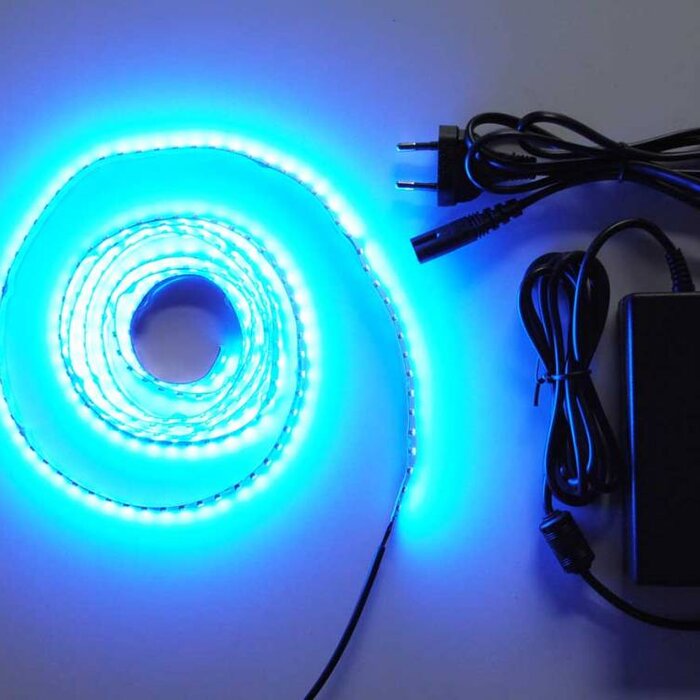 Blue 120 LED/m Complete