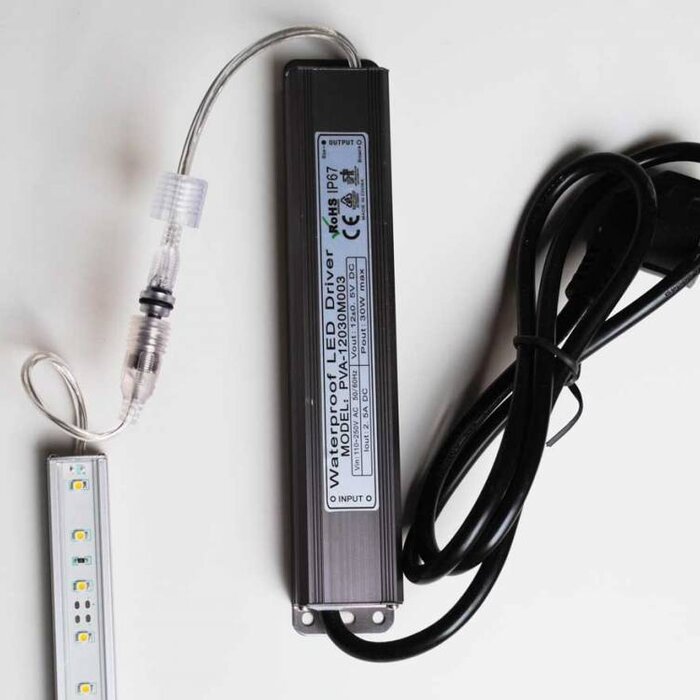 Barre de LED de 50 centimètres - Blanc Chaud 5050 SMD 7.2W