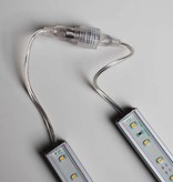 Striscia LED Rigida Impermeabile - Blanco Caldo 5050 SMD 7.2W