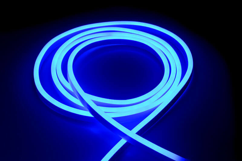 LED Neon Flex Blauw - 120 LED/m 3014 IP67 - je 50cm