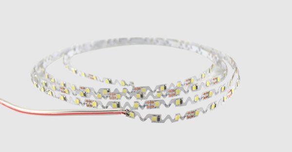 LED S-Vormige-Strip 2835 60 LED/m Wit - per 50cm
